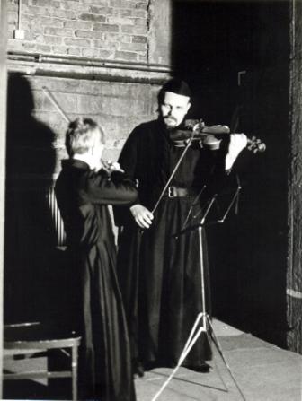 Missa in a minor (ob njem Aleš Šef), foto Igor Antič