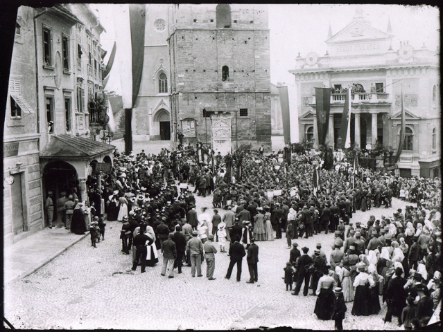 Otvoritev Klotzove prezidave, 1896; vir: ZAP