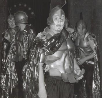 Odisej; Odisej in sin ali Svet in dom (zadaj I. godnič, D. Varga, P. Musevski in Ž. Hrs), foto Tone Stojko